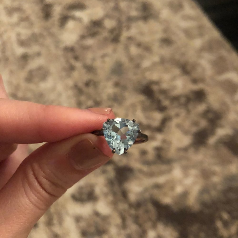 Light Blue Topaz Ring